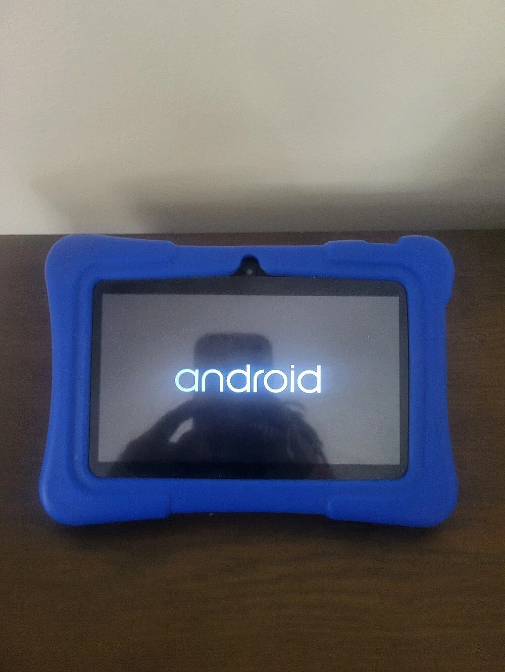 Android Tablet with Blue Protective Case - Unbranded